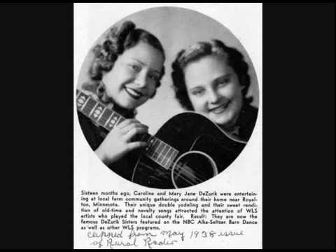 The DeZurik Sisters (The Cackle Sisters) -  Go To Sleep My Darling Baby (1938).