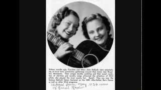 The DeZurik Sisters (The Cackle Sisters) -  Go To Sleep My Darling Baby (1938).