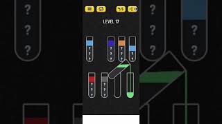 2022! Water Sort Level 17 Walkthrough Solution Android/iOS