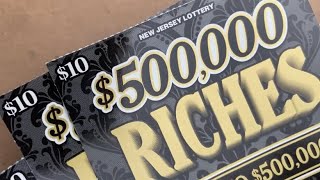 💰Winner! $500,000 Riches $30 Session — NJ Lottery💰