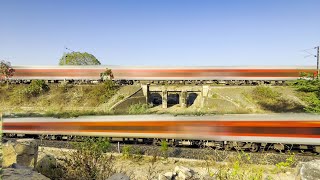 High Speed Electric Trains Showing Their Actions Ft. Golden Temple Mail.