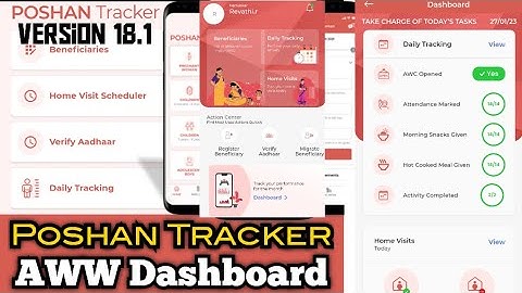 Poshan Tracker New Version 18.1 | AWW Dashboard | Update Issues Solved | New Options | ICDS Online