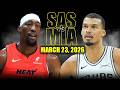 San Antonio Spurs vs Miami Heat Full Game Highlights – March 23, 2026 | NBA Season