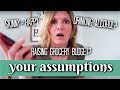 Weight Problem? Drinking Alcohol? | Answering your Assumptions