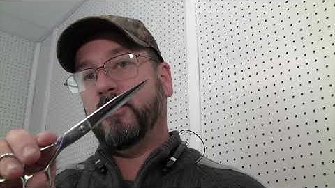 Scissor Sharpening Class - Repairing a Heavily Damaged Beauty Shear