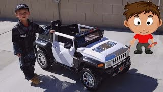 Unboxing & Assembling Hummer Police SUV Car 12 Volt Battery Powered Ride On