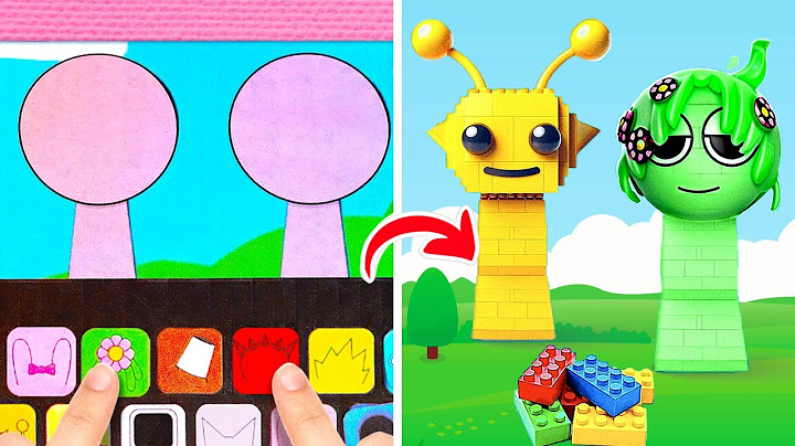 Paper Sprunki vs LEGO Incredibox Creations *DIY Gamebook & ASMR Fidgets*