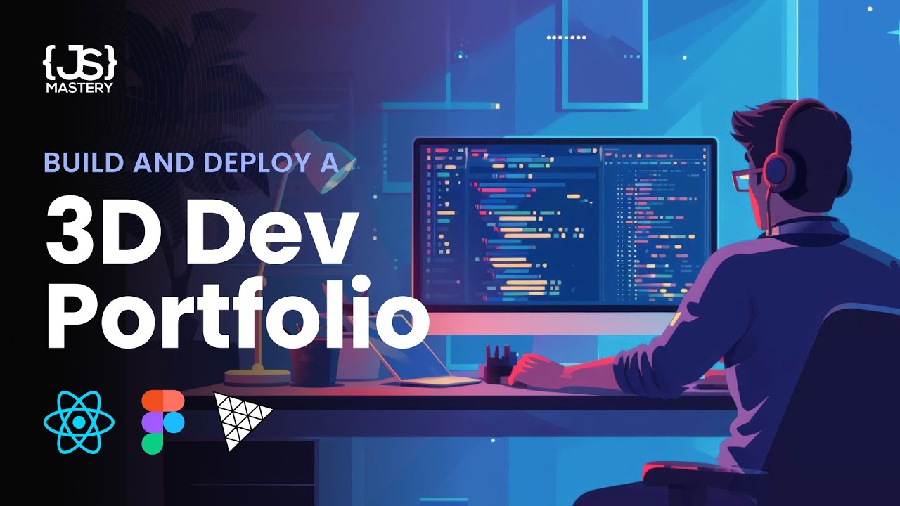 Build and Deploy a Unique 3D Web Developer Portfolio with React, Three JS & GSAP