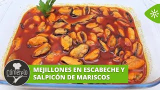 Cómetelo Mejillones En Escabeche Y Salpicón De Mariscos