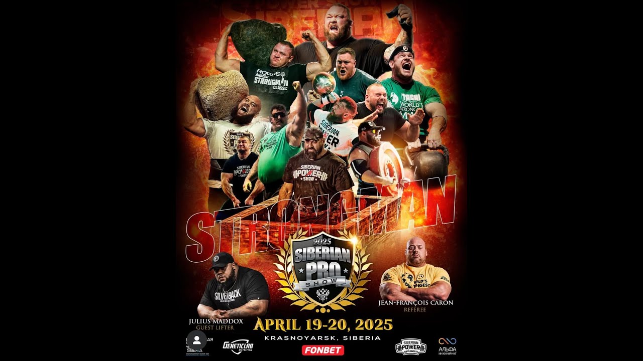 Siberian PRO Show Strongman PRO / Bodybuilding PRO / Bikini PRO / Armwrestling