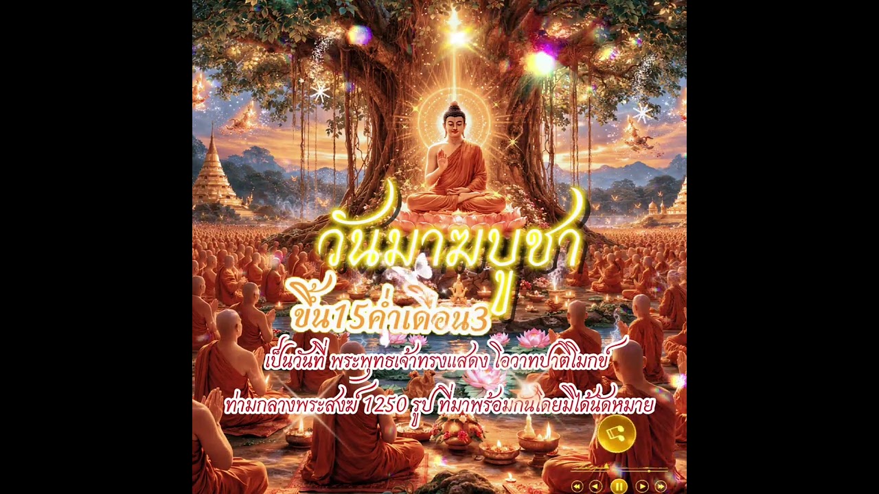 @สรรหามาเล่าให้ฟัง  การแสดงธรรมปาติโมกข์ ขอบพระพุทธเจ้า ในวันมาฆบูชา 