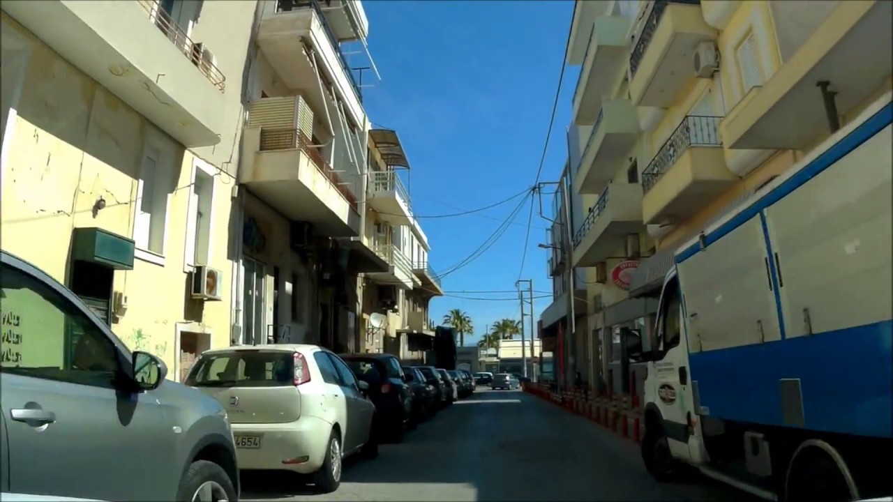 DRIVING IN  Ραφήνα/RAFINA Attica Region/* *CITY TOUR **GREECE - 2018  סיור  בעיירת חוף רפנייה  יוון