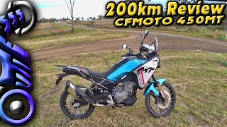 200km review CFMOTO 450MT || #450mt