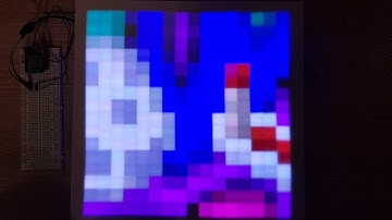 LED-Matrix Sprites Scroll