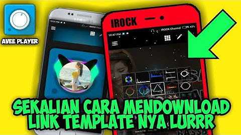 Cara menambahkan template audio spectrum di avee player - pasang template avee player