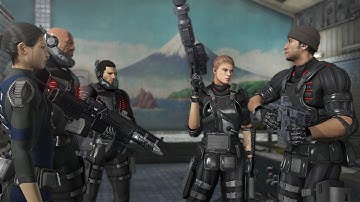 Binary Domain_ Funny Scene Big Bo Dan And Faye Lee