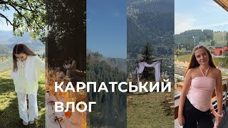 VLOG: весілля друзів у Карпатах, Буковель, підйом на гору і день у Франківську