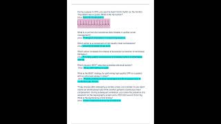 ACLS Written Exam; Questions & Answers; 100% Verified ; Latest Updated; Guaranteed A+