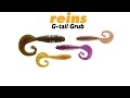 Съедобная резина Reins G-Tail Grub. Отводной поводок и джиг. Underwater