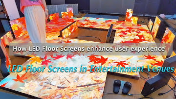 Immersive Design: The Versatility of LED Floor Screens in Modern Spaces #leddisplay #ledfloorscreen