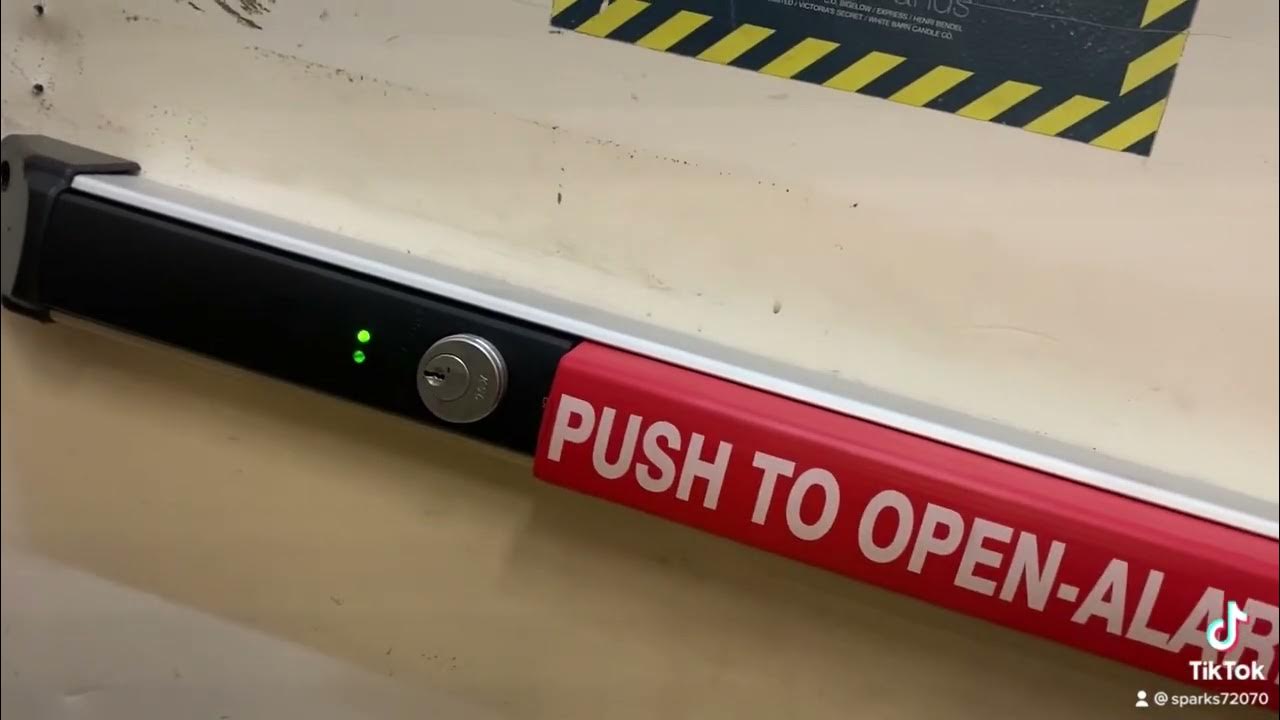 Repairing Detex panic bar, 4 foot locker key was stuck in lock YouTube