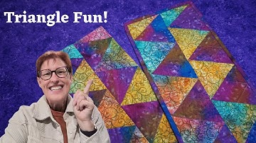 60 Degree Triangle Table Runner Tutorial