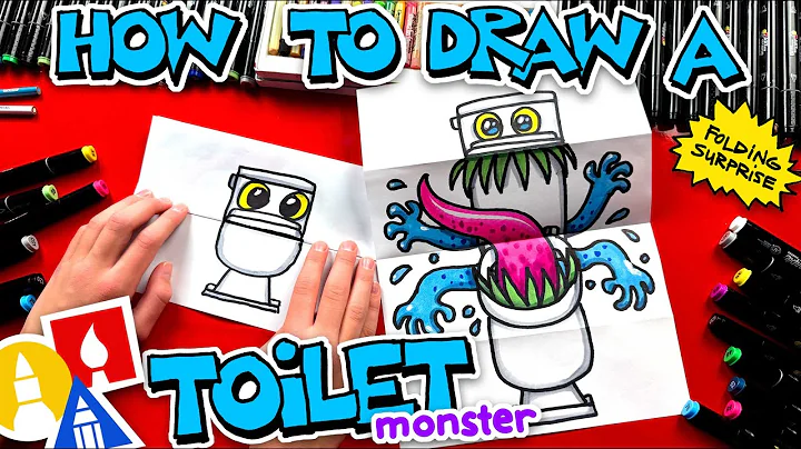 How To Draw A Toilet Monster Folding Surprise