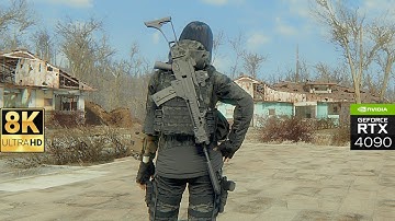 [4K] Fallout 4 Photorealistic Graphics - 50 Mods - PC Max Settings - RTX 4090