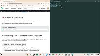 Bash Command | Basic Pwd Command | Bash On A Chromebook