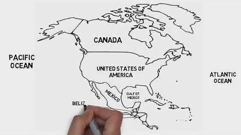 Map of North America (Countries & Their Location), North America Map 2025, Map of North America