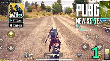 PUBG: New State - Global Launch TROI Map Gameplay (Android, iOS)