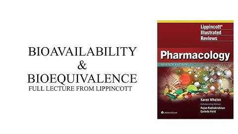Bioavailability & Bioequivalence | Distribution | Detailed lecture in Urdu/ Hindi | Pharmacokinetic