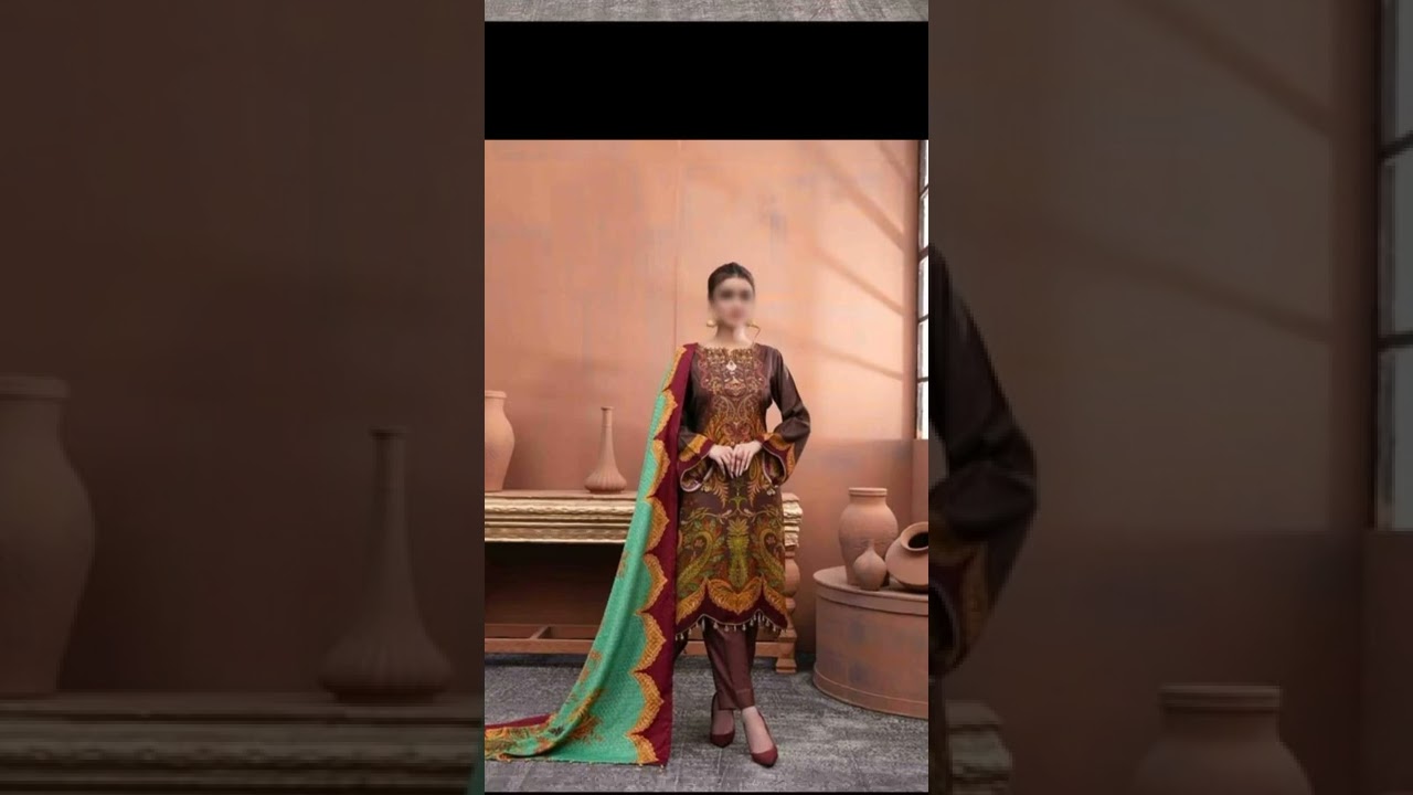 Linen fabric digital printed Dresses