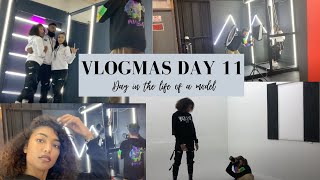 VLOGMAS DAY 11 | BRAND PHOTOSHOOT WITH DALLAS MODELS | HOW TO BE A MODEL