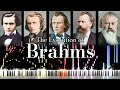 The Evolution of Brahms&#39; Music (From 18 to 63 Years Old)