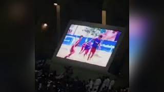 شاهد ملعب الهلال الجديد 😳يستفز جمهور الهلال بوضعه هدف اوراوا على على الشاشات 😂😂الهلال -العين