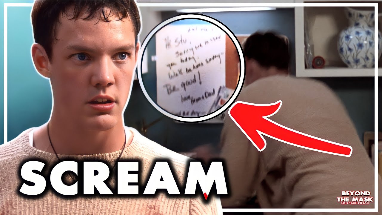 Stu Macher's Parents HIDDEN MESSAGE in SCREAM (1996) YouTube