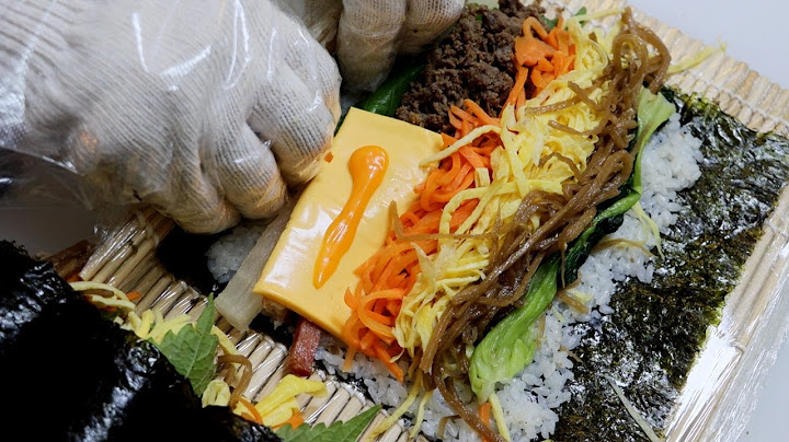 똑똑한 알바생의 아이디어로 기막힌 김밥 탄생?! 모르면 나만 손해인 김밥집 Korean street food