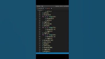 Apple Logo in python turtle #shorts#coding#python