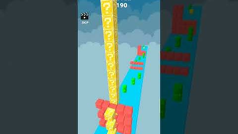Cube stacker surfer Epic android and iOS gameplay 190