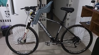 como montar e instalar cadeirinha pra  usar em bicicleta  aro 29