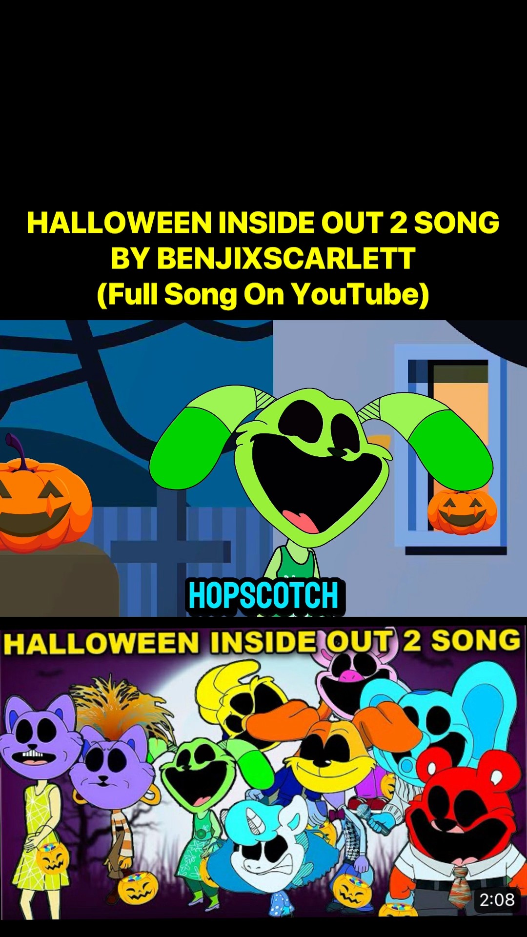 Halloween Inside Out 2 Song 🎶 (Smiling Critters) - YouTube
