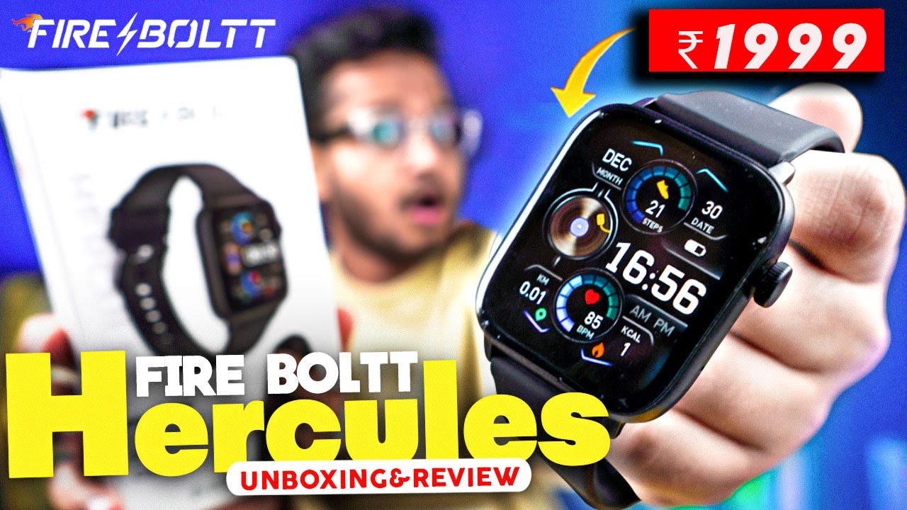 Fireboltt Hercules Unboxing And Review | ₹1999 | Best Budget Smartwatch under 2000?