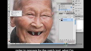 Photoshop CS5 Closed Captioned - Spot Healing Brush Tool