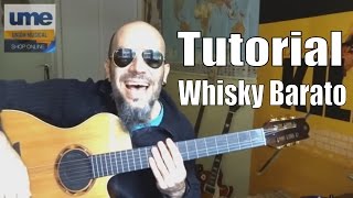 Video thumbnail of "Como tocar WHISKY BARATO de FITO y FITIPALDIS en GUITARRA"