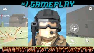 #1 Gameplay (Mission Elite:3D Offline FPS) screenshot 3