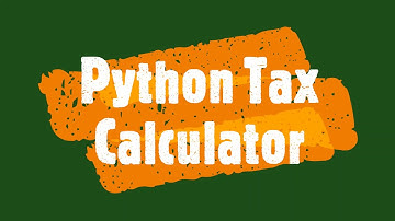 Tax Calculator | Python | Pranav Sankara