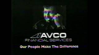 Vhs - Vintage Avco Financial Services Tv Commercial 1983
