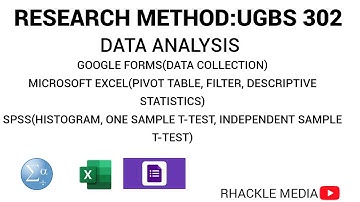 UGBS 302 RESEARCH METHODS: DATA ANALYSIS