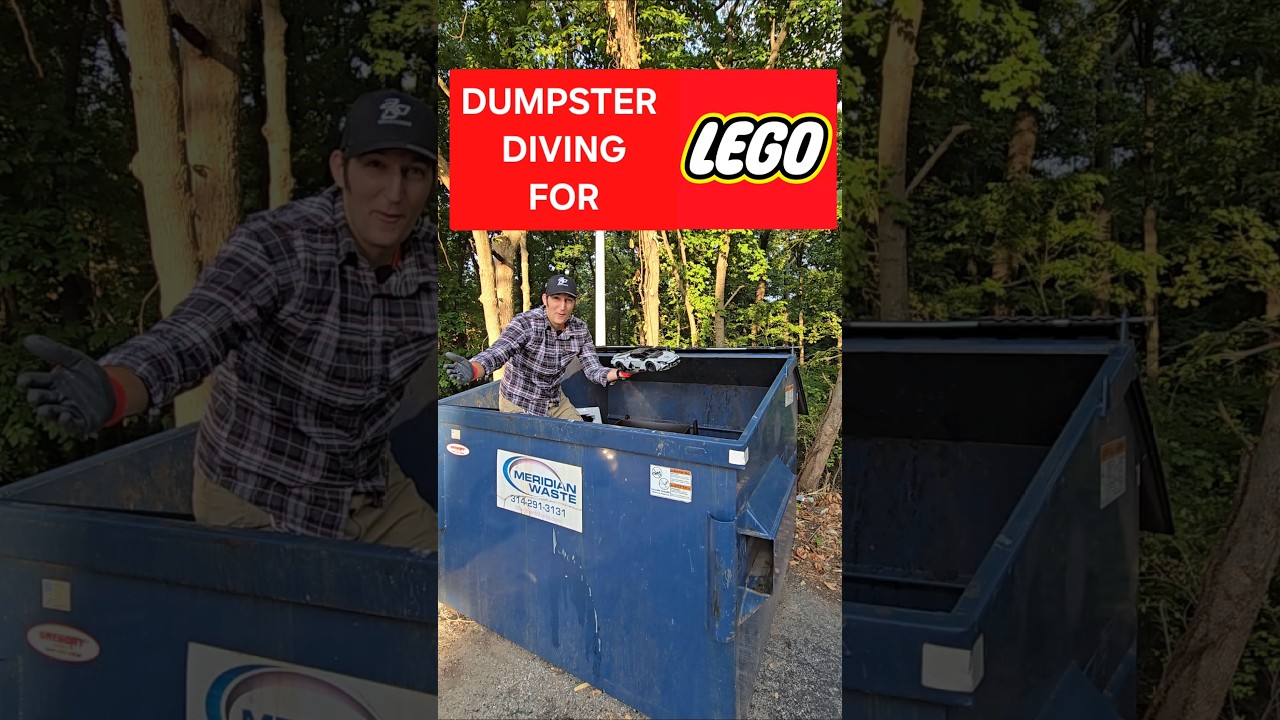 Dumpster Diving for Lego Lamborghini